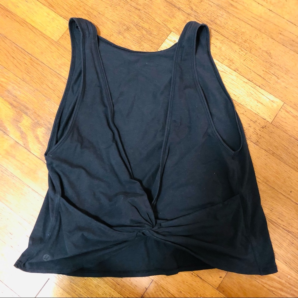 Lululemon Open Back Knot Tank